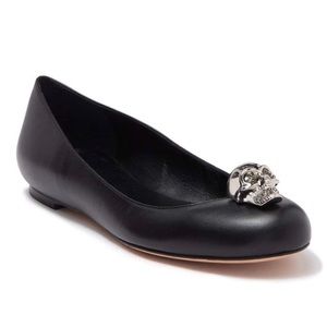 SOLD - Alexander McQueen Skull Flats